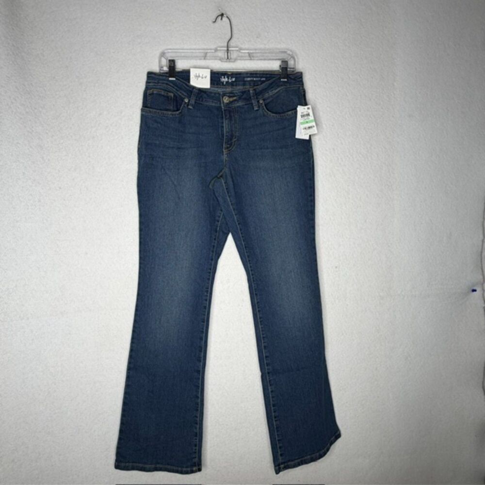 Style & Co Curvy Fit Low-Rise Bootcut Western Casual Chic Jeans Size 8